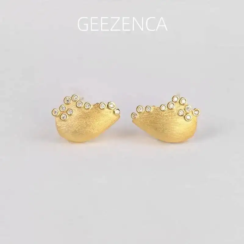 GEEZENCA 925 Sterling Silver 5A Zircon Stud Earrings For Women Artistic Beach Minimalistic Chic Small Earring 2023 New Gift
GEEZENCA 925 Sterling Silver 5A Zircon Stud Earrings For Women Artistic Beach Minimalistic Chic Small Earring 2023 New Gift