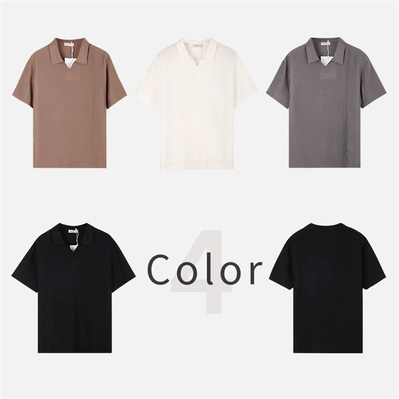 Loose Fit Breathable Polo Shirts For Men Short Sleeve Solid Color Summer Quality Gently Skin-Friendly Oversize Camisas De Hombre
Loose Fit Breathable Polo Shirts For Men Short Sleeve Solid Color Summer Quality Gently Skin-Friendly Oversize Camisas De Hombre