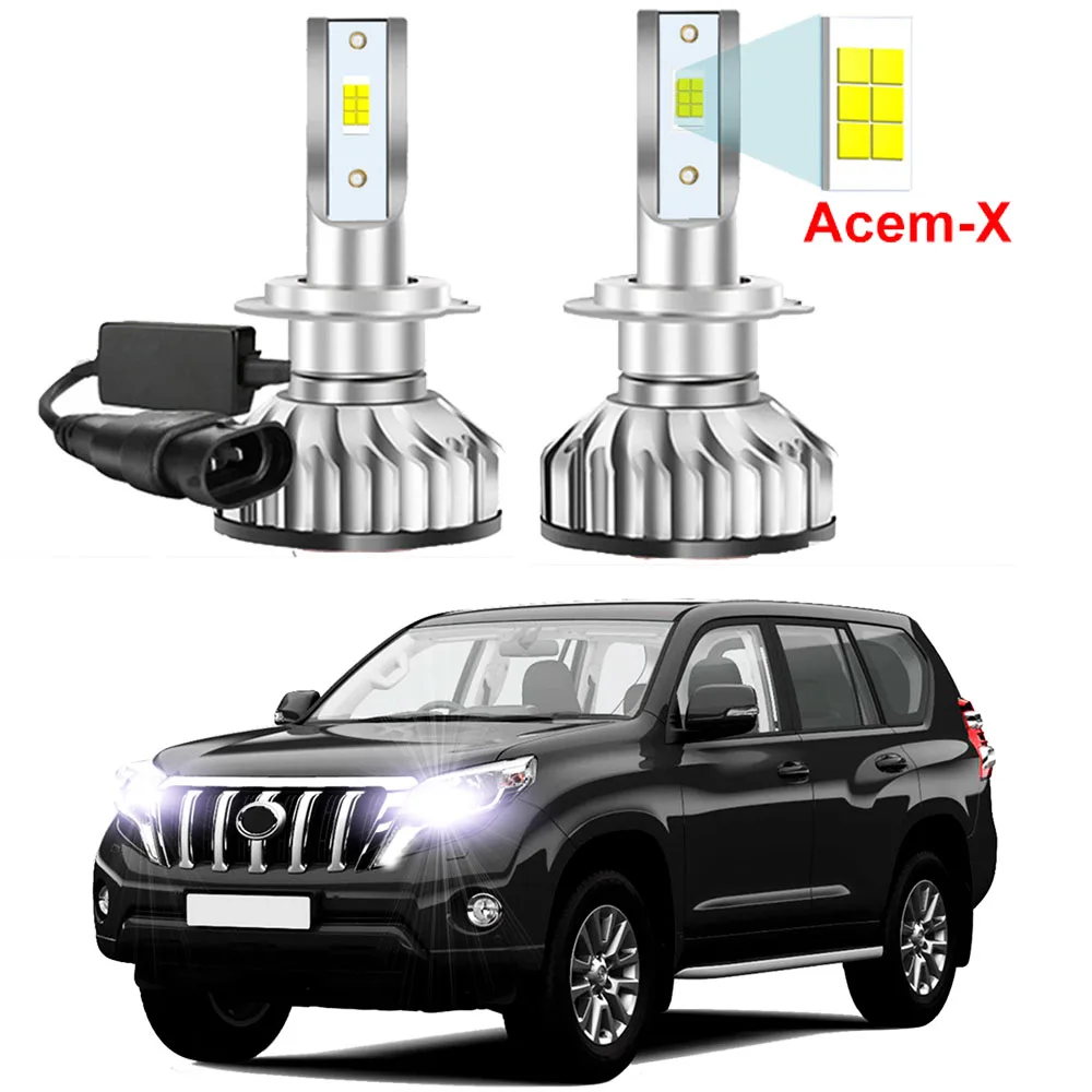 2Pcs Car LED Headlight Bulbs For Toyota Prado 150 Series 2009-2015 High Low Beam Canbus (Only fit original is halogen)
2Pcs Car LED Headlight Bulbs For Toyota Prado 150 Series 2009-2015 High Low Beam Canbus (Only fit original is halogen)