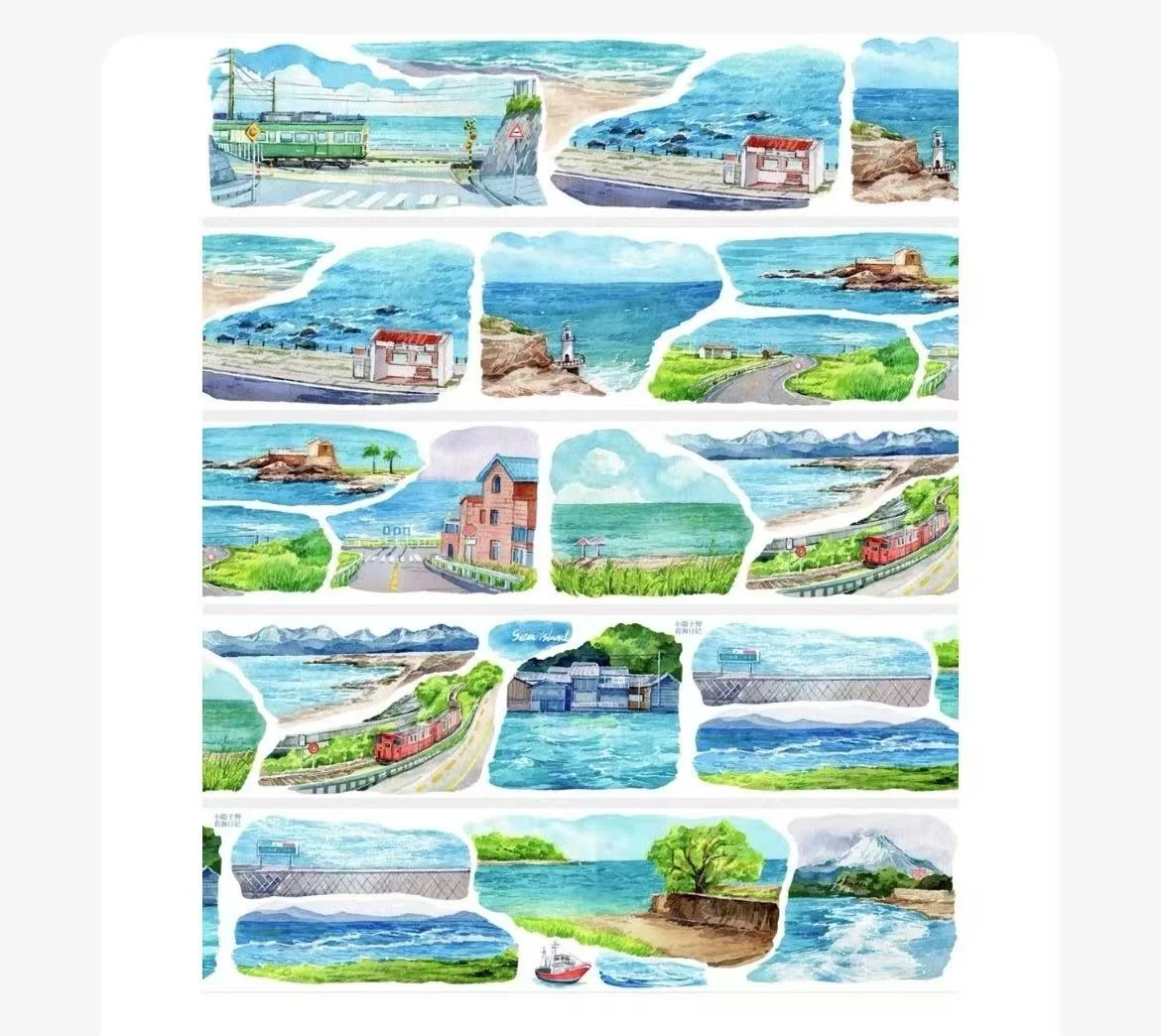 Beach Sea Washi Pet Tape Shiny Shell Light Journal Scrapbooking Decoration Collage
Beach Sea Washi Pet Tape Shiny Shell Light Journal Scrapbooking Decoration Collage