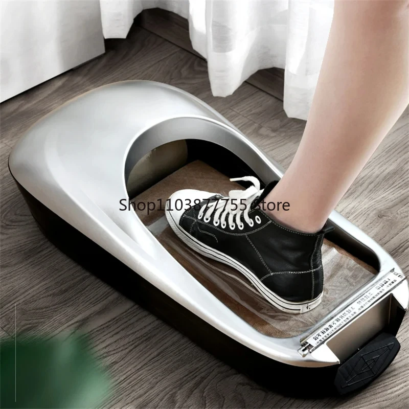Automatic Shoes Cover Machine with Film Disposable Shoe Cover Membrane Dispenser Indoor Factory Foot Stepping Shoe Film Machine
Automatic Shoes Cover Machine with Film Disposable Shoe Cover Membrane Dispenser Indoor Factory Foot Stepping Shoe Film Machine