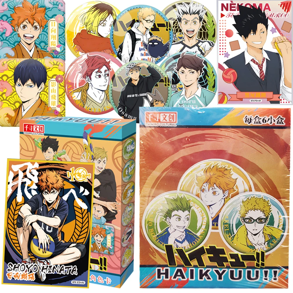 Haikyuu!! Collection Cards Badges Popular Japanese Anime Volleyball Competitive Figures Creative Design Exclusive Cards Toy Gift
Haikyuu!! Collection Cards Badges Popular Japanese Anime Volleyball Competitive Figures Creative Design Exclusive Cards Toy Gift