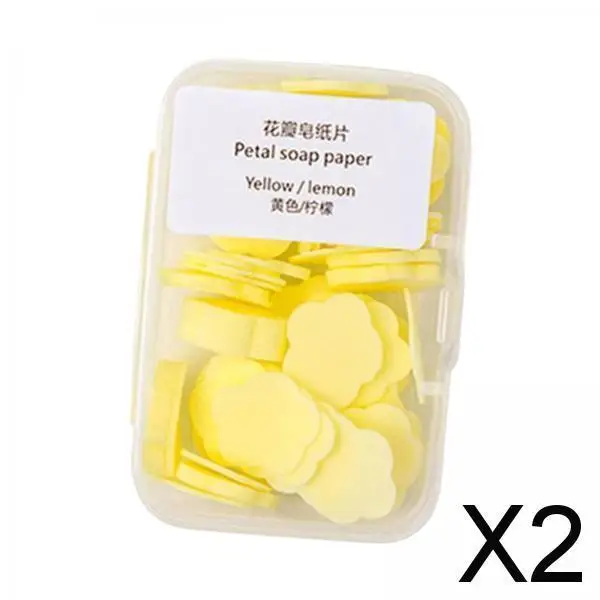 2X Soap Sheets Cute Mini Flower Shape Paper Soap Handwashing Soap for Camping
2X Soap Sheets Cute Mini Flower Shape Paper Soap Handwashing Soap for Camping