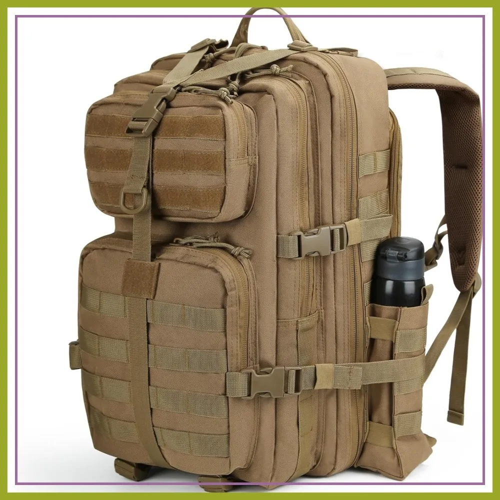 40L Military Tactical Backpack Heavy Duty 3 Day Bug Out Bag Hiking Rucksack with MOLLE
40L Military Tactical Backpack Heavy Duty 3 Day Bug Out Bag Hiking Rucksack with MOLLE
