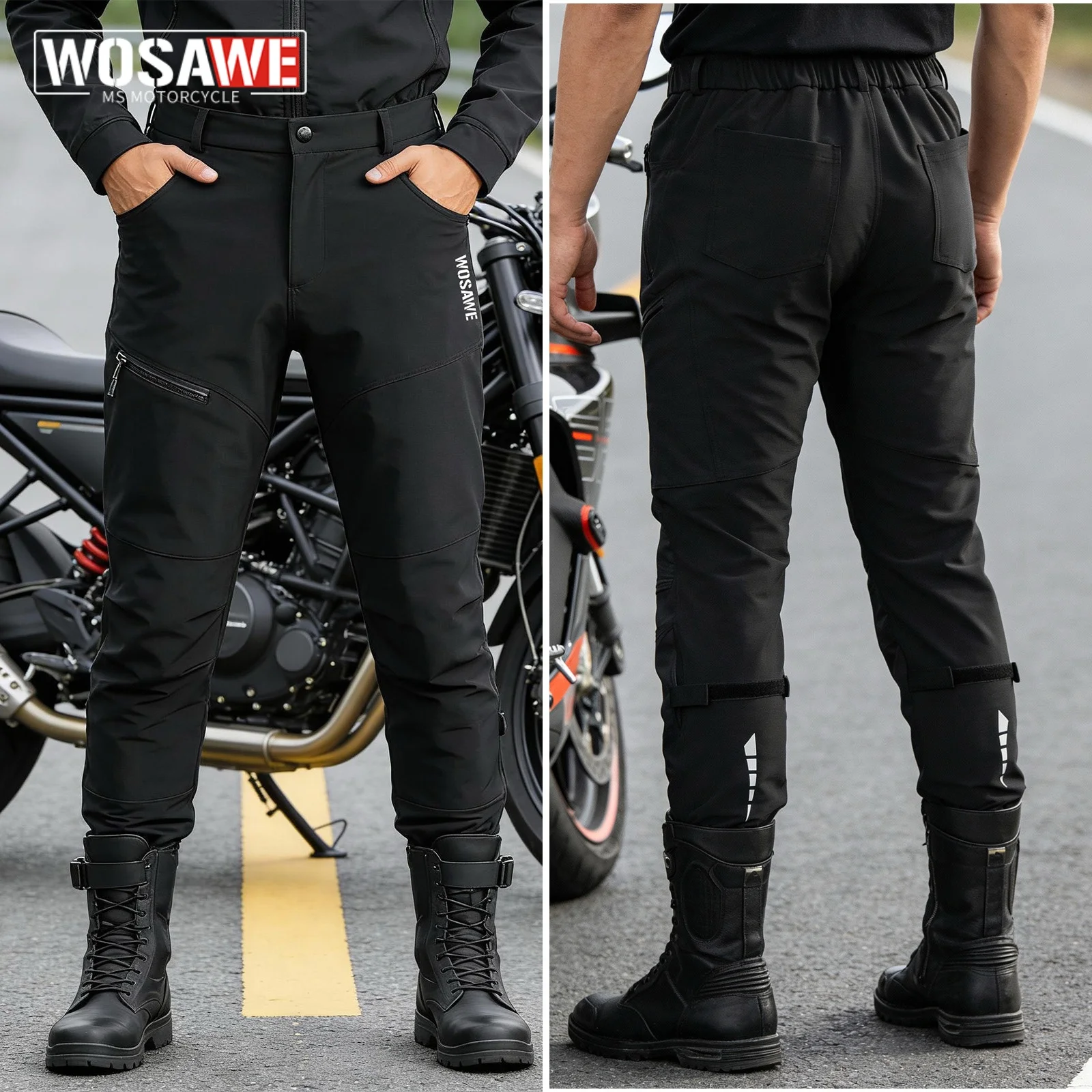 WOSAWE Summer Mesh Breathable Motorcycle Trousers Men's Quick Drying Motorcycle Pants Mountain Bike Cycling Pants
WOSAWE Summer Mesh Breathable Motorcycle Trousers Men's Quick Drying Motorcycle Pants Mountain Bike Cycling Pants