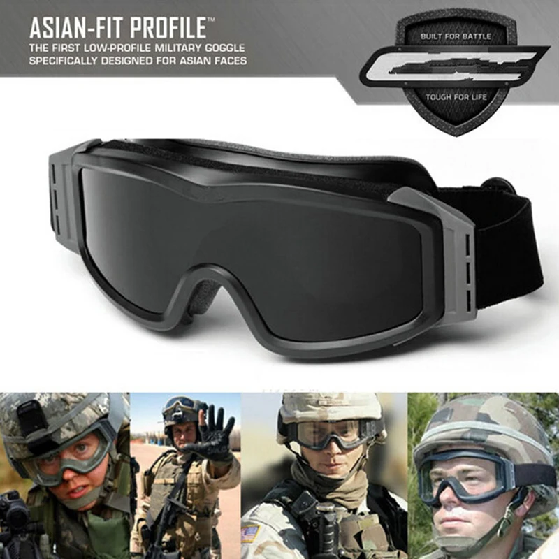 Military Tactical Goggles 3 Lens Wind Dust Proof Shooting Motocross Motorcycle Mountaineering Glasses Safe UV Protection
Military Tactical Goggles 3 Lens Wind Dust Proof Shooting Motocross Motorcycle Mountaineering Glasses Safe UV Protection