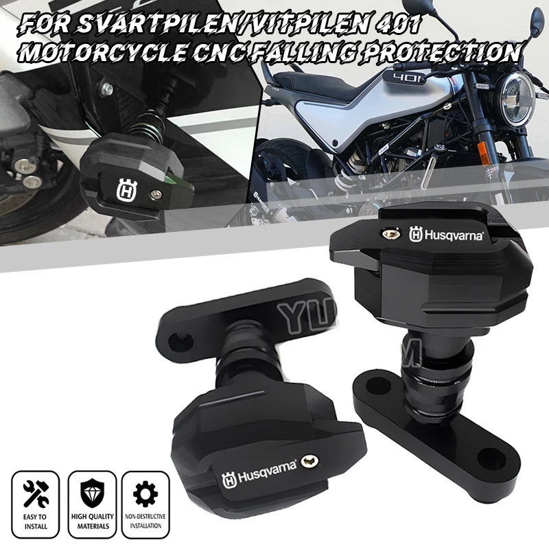 For Husqvarna Svartpilen 401 Vitpilen 401 2018-2023 Motorcycle Falling Protection Frame Slider Fairing Guard Crash Protector
For Husqvarna Svartpilen 401 Vitpilen 401 2018-2023 Motorcycle Falling Protection Frame Slider Fairing Guard Crash Protector