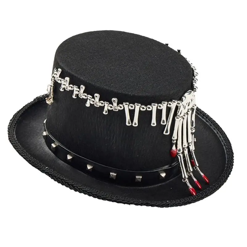 39BB Fashionable Gothic Hat With Hanging Fringe Ornament Comfortable Wear For Daily Outfits Or Special Event
39BB Fashionable Gothic Hat With Hanging Fringe Ornament Comfortable Wear For Daily Outfits Or Special Event