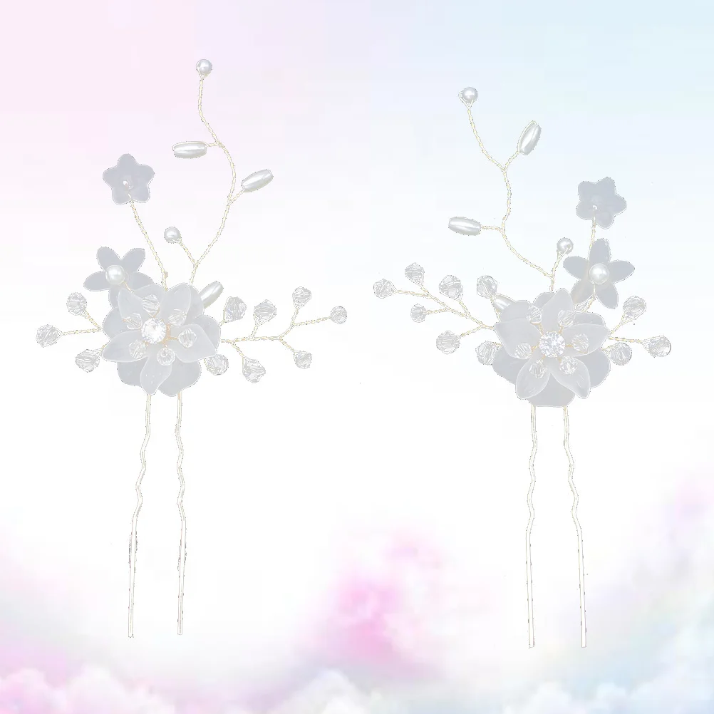 2Pcs Acrylic Flower U Shape Hairpins Rhinestone Pearl Bridal Wedding Hair Accessories for Women Elegant Headpiece
2Pcs Acrylic Flower U Shape Hairpins Rhinestone Pearl Bridal Wedding Hair Accessories for Women Elegant Headpiece