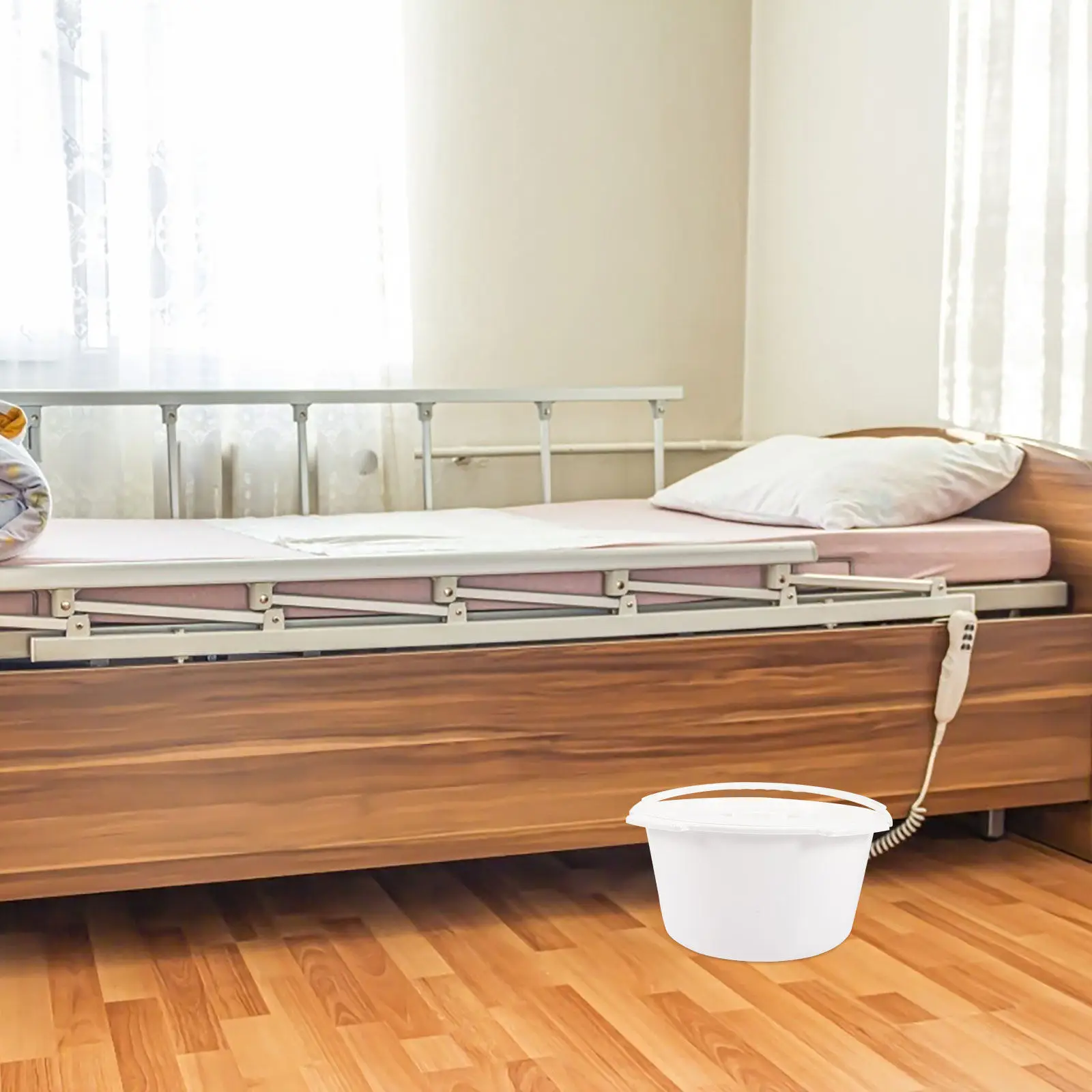 Heavy Duty Thickened PP Chamber Pot with Lid Portable Urinal Bucket for Elderly Pregnant Women Night Use Bedside Commode
Heavy Duty Thickened PP Chamber Pot with Lid Portable Urinal Bucket for Elderly Pregnant Women Night Use Bedside Commode