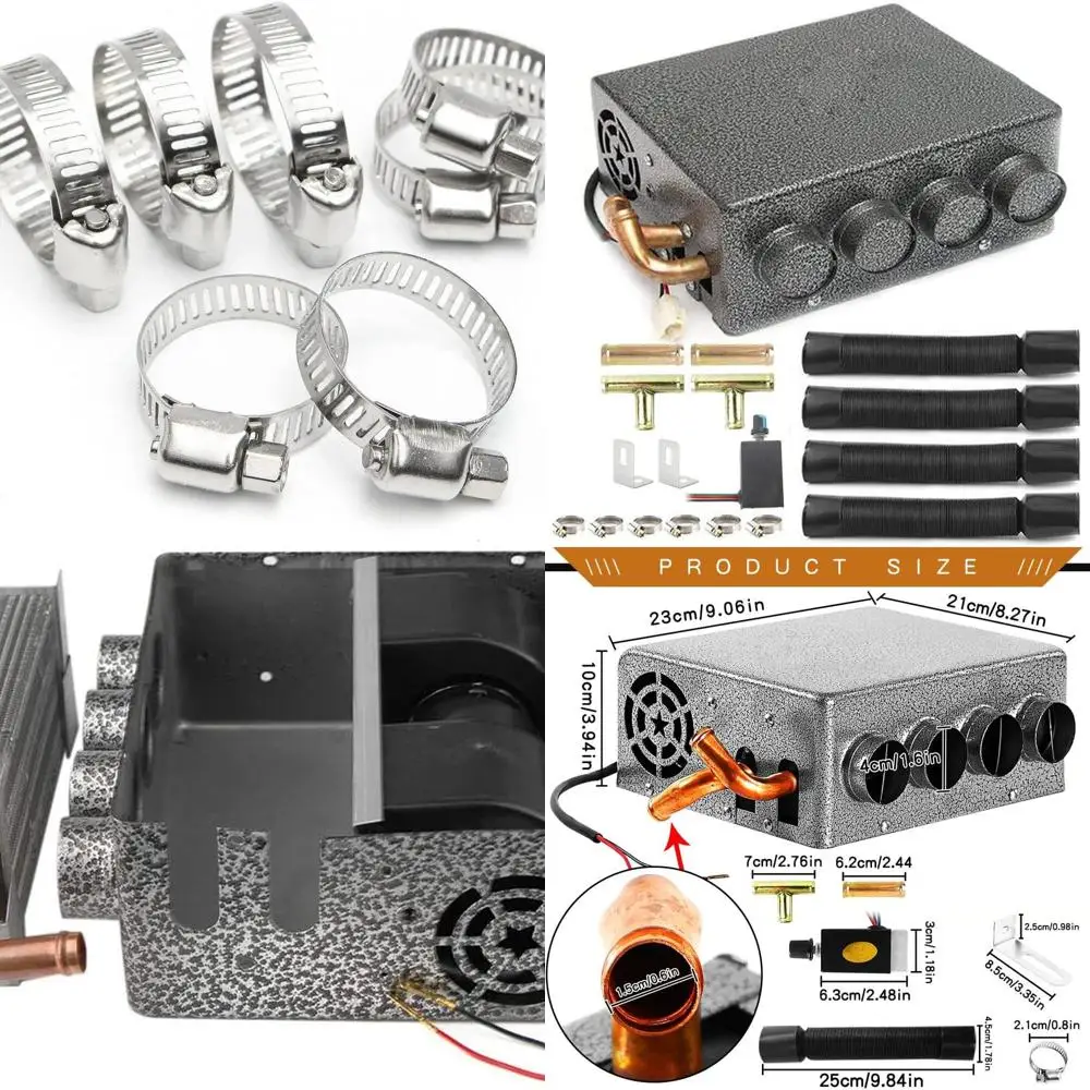 Universal 12V Dual blower Iron Compact Heater 4 Vents with Speed Switch Cab Auxiliary Heater Assembly Windscreen Demister Defros
Universal 12V Dual blower Iron Compact Heater 4 Vents with Speed Switch Cab Auxiliary Heater Assembly Windscreen Demister Defros