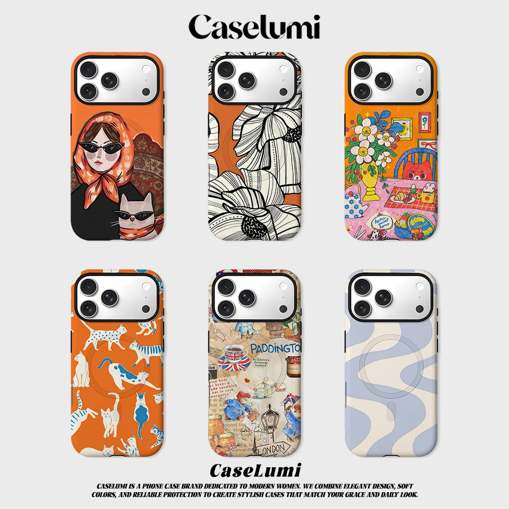 Чехол CaseLumi Matte Bumper для Magsafe для iPhone 17 16 15 14 Plus 13 Pro Max, противоударный, из твердого поликарбоната, оранжевый, Cool Duo Cover
Чехол CaseLumi Matte Bumper для Magsafe для iPhone 17 16 15 14 Plus 13 Pro Max, противоударный, из твердого поликарбоната, оранжевый, Cool Duo Cover