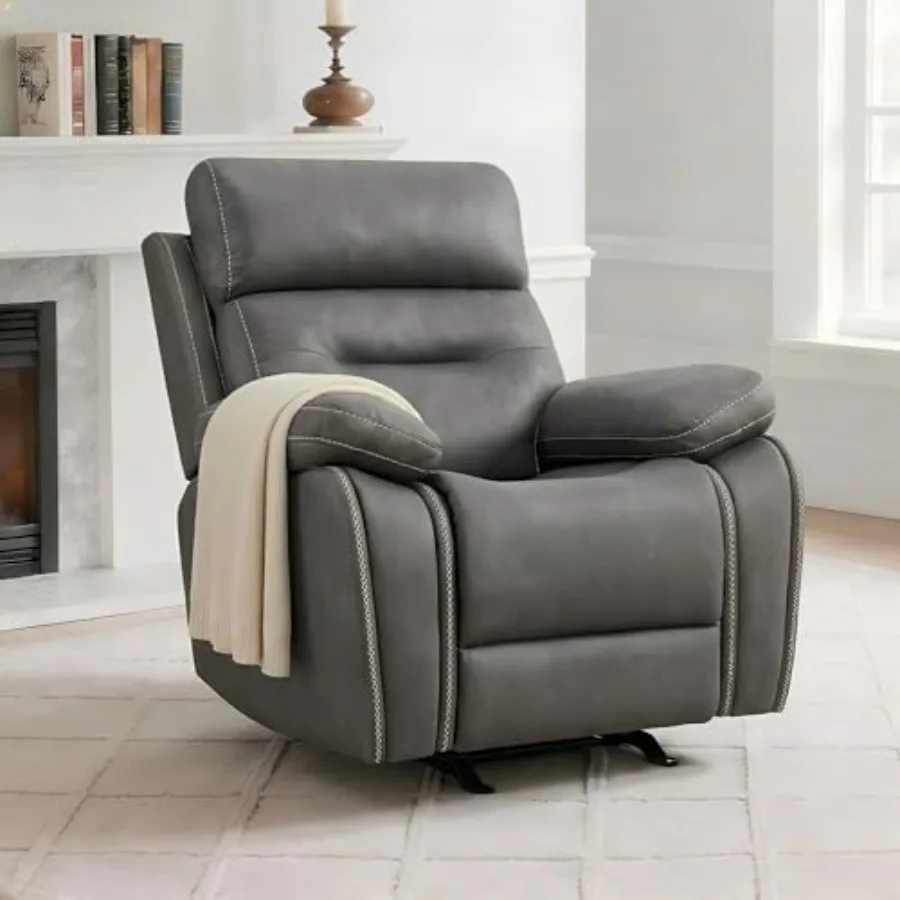 Leather Recliner Chair Manual Sofa Rocker for Adults with Overstuffed Arm for Living Room Bedroom Home Theater Seating
Leather Recliner Chair Manual Sofa Rocker for Adults with Overstuffed Arm for Living Room Bedroom Home Theater Seating
