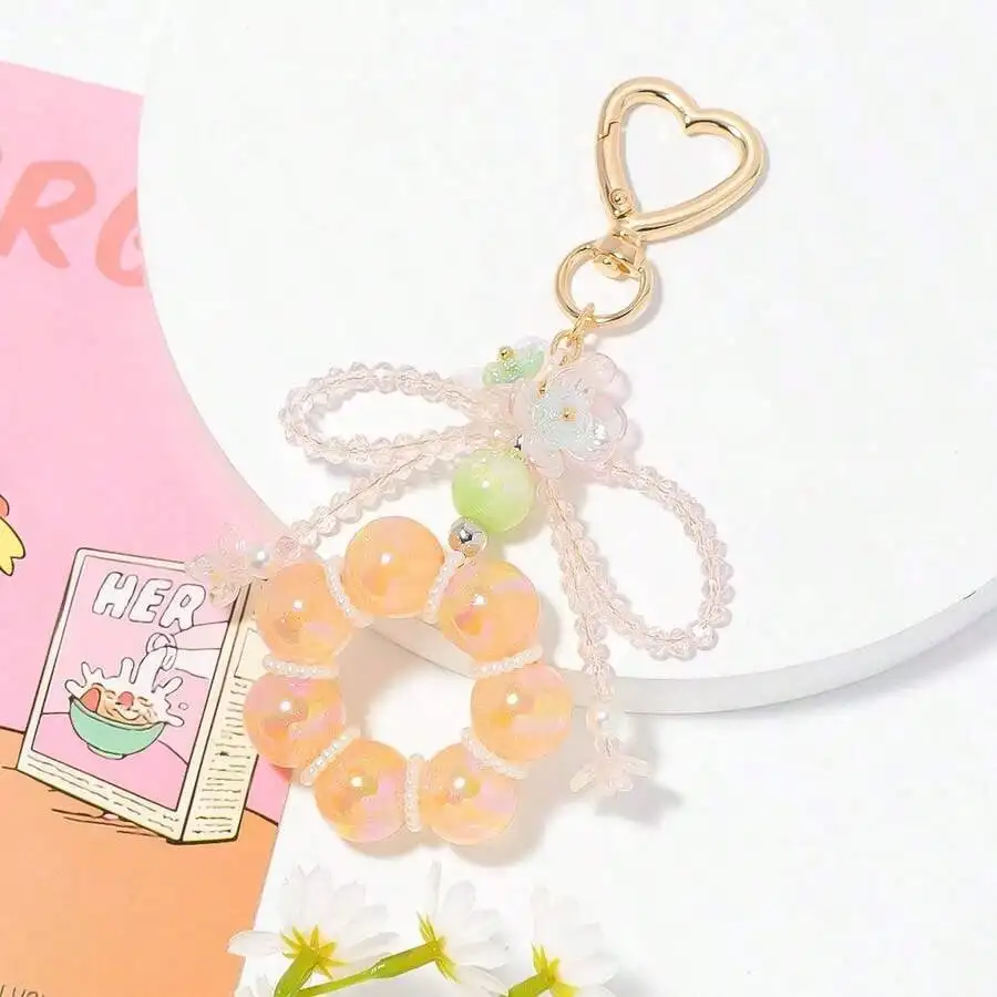Colorful Crystal Beaded Bag Pendant, Zinc Alloy Heart-Shaped Keychain, Cute Flower Bow Key Chain, Collectible For Fashion Enthusiasts, Christmas And New Year Gifts
Colorful Crystal Beaded Bag Pendant, Zinc Alloy Heart-Shaped Keychain, Cute Flower Bow Key Chain, Collectible For Fashion Enthusiasts, Christmas And New Year Gifts