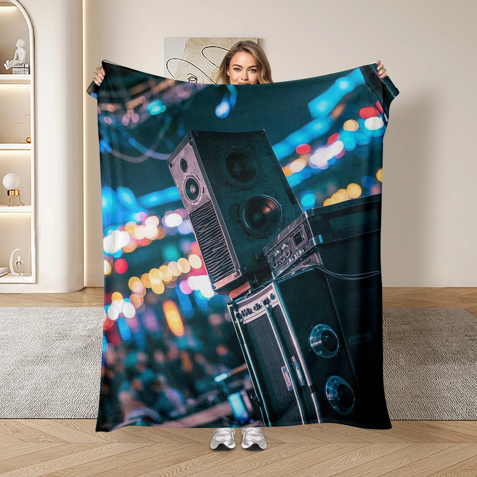 Beautiful Blanket Featuring Speakers And Music Festival Scenes, Perfect For Adding Unique Vibes At Home
Beautiful Blanket Featuring Speakers And Music Festival Scenes, Perfect For Adding Unique Vibes At Home