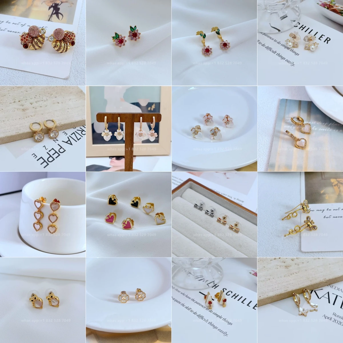 Brand Gold Jewelry Stud Earrings For Women Jewelry Christmas Gift For Wife Girlfriend Spadeing Jewelry
Brand Gold Jewelry Stud Earrings For Women Jewelry Christmas Gift For Wife Girlfriend Spadeing Jewelry