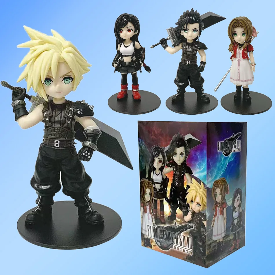 Final Fantasy VII Rebirth Tifa Lockhart Aerith Cloud Zack q-version PVC Action Figures Model Anime Cartoon Model Toy Gift
Final Fantasy VII Rebirth Tifa Lockhart Aerith Cloud Zack q-version PVC Action Figures Model Anime Cartoon Model Toy Gift