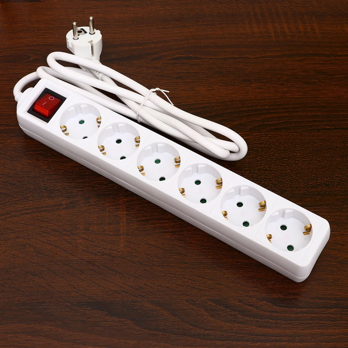 6 Outlet EU Plug Socket Mains Lead Strip Adapter Power Supply Wall Socket Extension Cable Home Office Durable
6 Outlet EU Plug Socket Mains Lead Strip Adapter Power Supply Wall Socket Extension Cable Home Office Durable