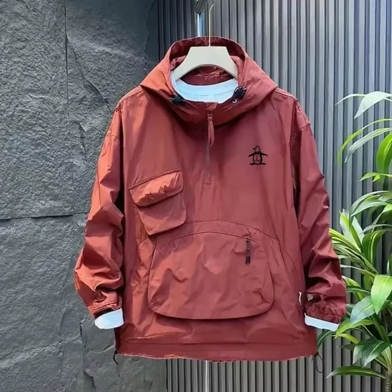 Осенняя одежда для гольфа, Женская куртка для гольфа высокого качества, спортивное пальто для улицы, новая одежда для гольфа, Мужская ветрозащитная Повседневная куртка с капюшоном, 2024
Осенняя одежда для гольфа, Женская куртка для гольфа высокого качества, спортивное пальто для улицы, новая одежда для гольфа, Мужская ветрозащитная Повседневная куртка с капюшоном, 2024