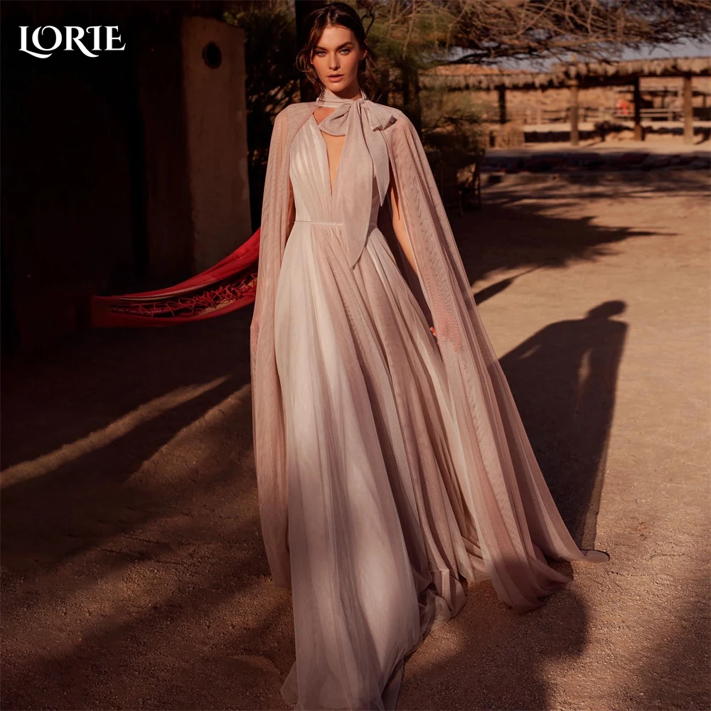 LORIE Elegant Solid Evening Dresses Simple Deep Pleated V-Neck A-Line Long Prom Dress Backless Sleeveless Pageant Party Gowns
LORIE Elegant Solid Evening Dresses Simple Deep Pleated V-Neck A-Line Long Prom Dress Backless Sleeveless Pageant Party Gowns