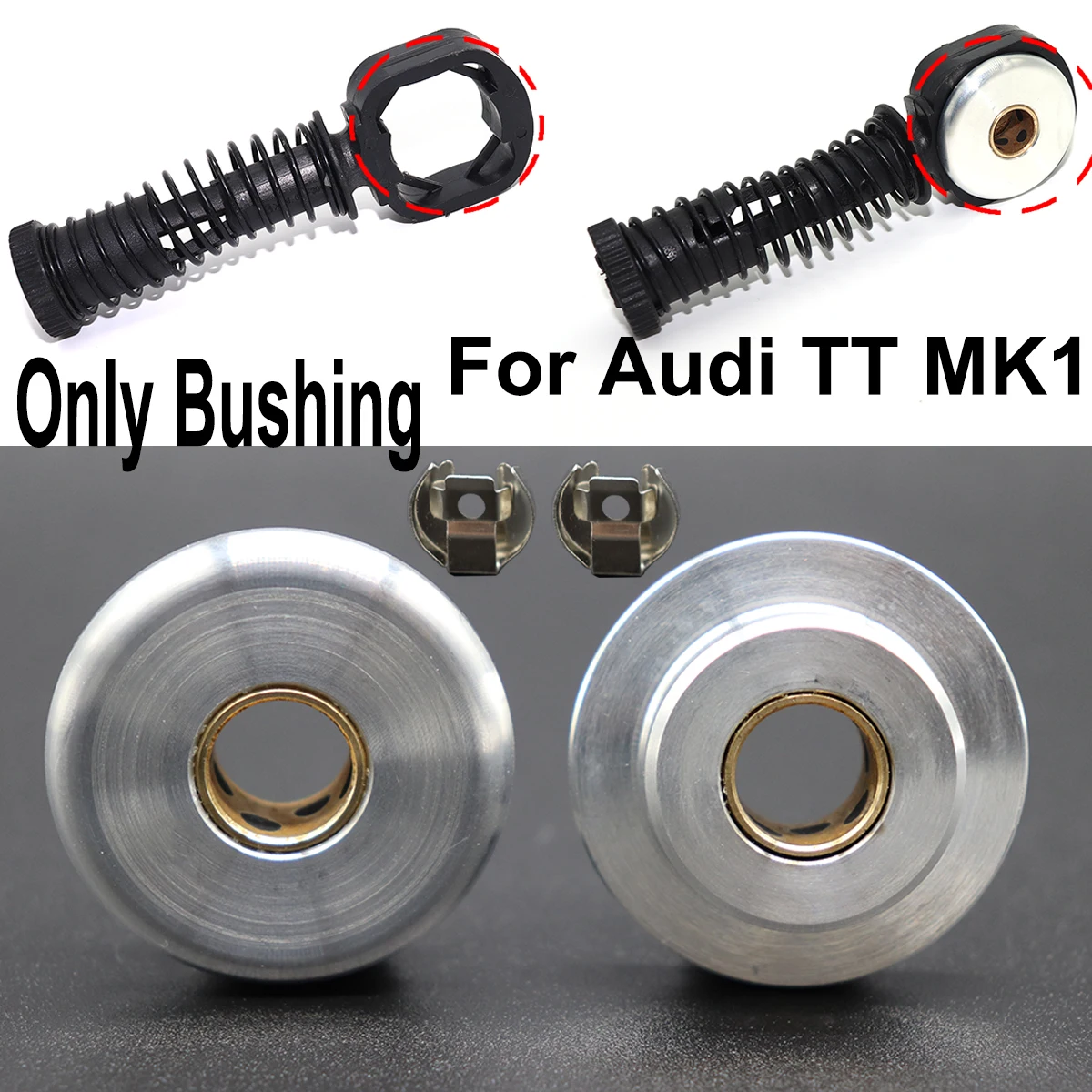 For Audi TT MK1 8MM 10MM Manual Gear Shift Cable Linkage Rod Shifter Pivot Bushing W/Lock Washer Clip Replacement 1998 1999-2006
For Audi TT MK1 8MM 10MM Manual Gear Shift Cable Linkage Rod Shifter Pivot Bushing W/Lock Washer Clip Replacement 1998 1999-2006