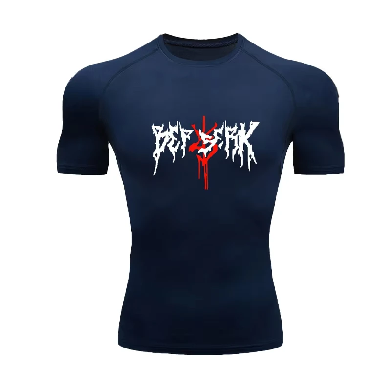 Men's Summer Athletic Quick-Dry Compression Shirt with Graphic Back Print - Perfect for Gym, Running, and Training RL628
Men's Summer Athletic Quick-Dry Compression Shirt with Graphic Back Print - Perfect for Gym, Running, and Training RL628