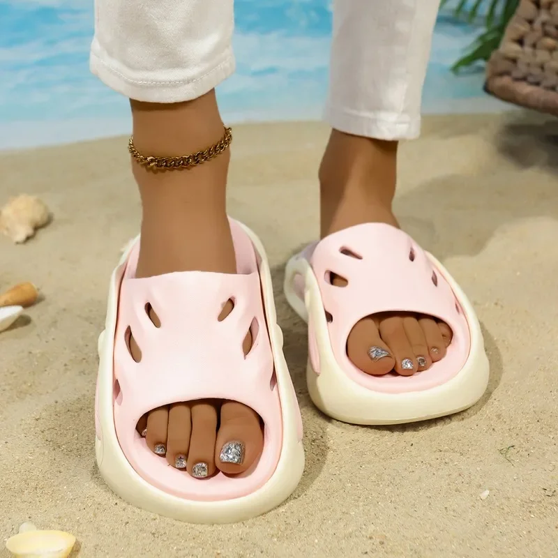 2025 Summer Women's Mixed Colors Round Toe Platform Beach Slippers Light Weight Casual Sandals for Outdoor Casual Slippers Women
2025 Summer Women's Mixed Colors Round Toe Platform Beach Slippers Light Weight Casual Sandals for Outdoor Casual Slippers Women