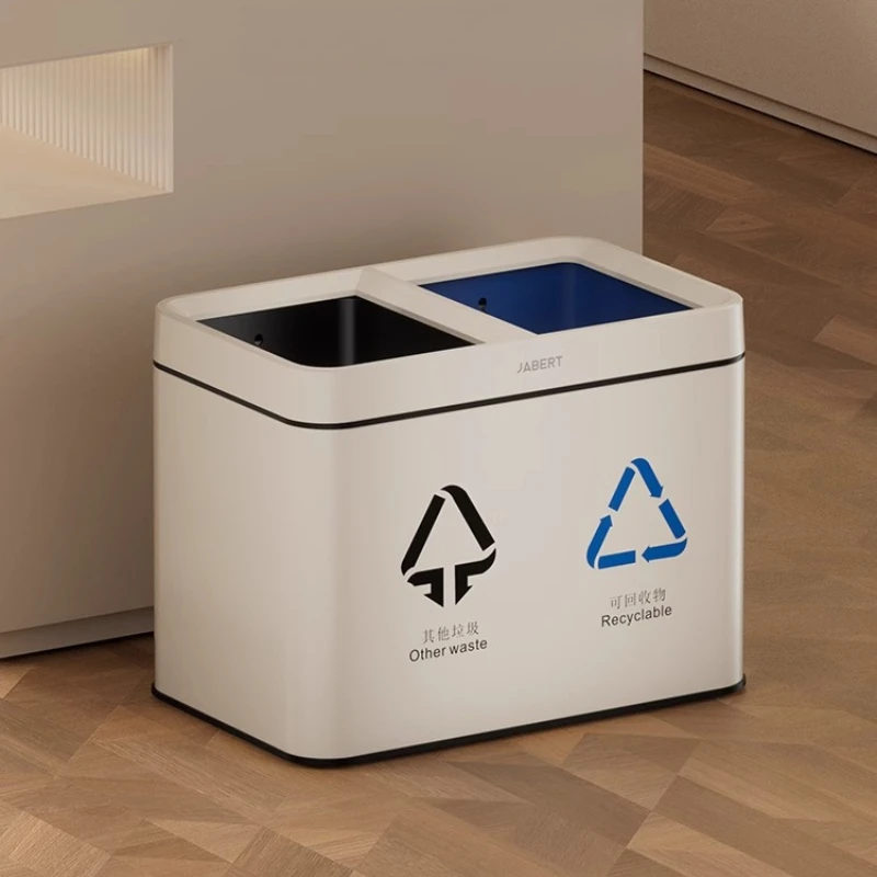 Stainless Steel Waste Bins Kitchen Classification Garbage Can Living Room Large Capacity Trash Can Modern Bedroom Litter Bin
Stainless Steel Waste Bins Kitchen Classification Garbage Can Living Room Large Capacity Trash Can Modern Bedroom Litter Bin