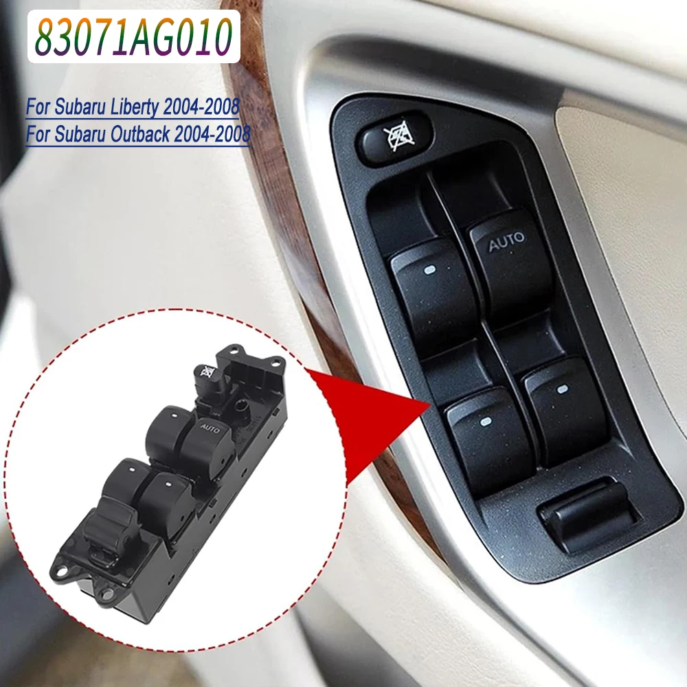 For Subaru Legacy Outback 2004 2005 2006 2007 2008 RHD Front Right Window Control Switch 83071AG010 Right Hand Driver
For Subaru Legacy Outback 2004 2005 2006 2007 2008 RHD Front Right Window Control Switch 83071AG010 Right Hand Driver