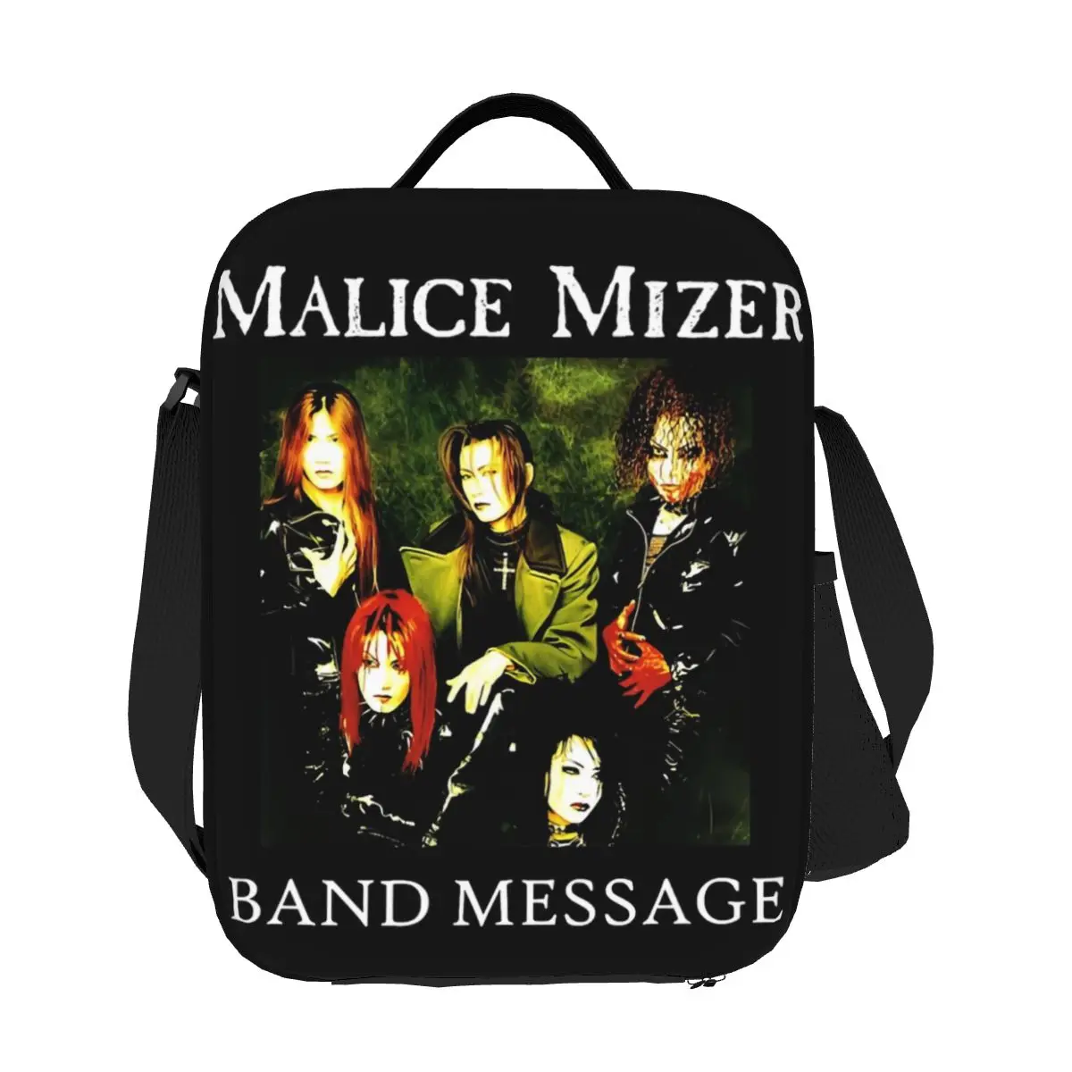 Custom Malice Mize Portable Lunch Boxes Women Leakproof Symphonic Rock Band Thermal Cooler Food Insulated Lunch Bag Office Work
Custom Malice Mize Portable Lunch Boxes Women Leakproof Symphonic Rock Band Thermal Cooler Food Insulated Lunch Bag Office Work