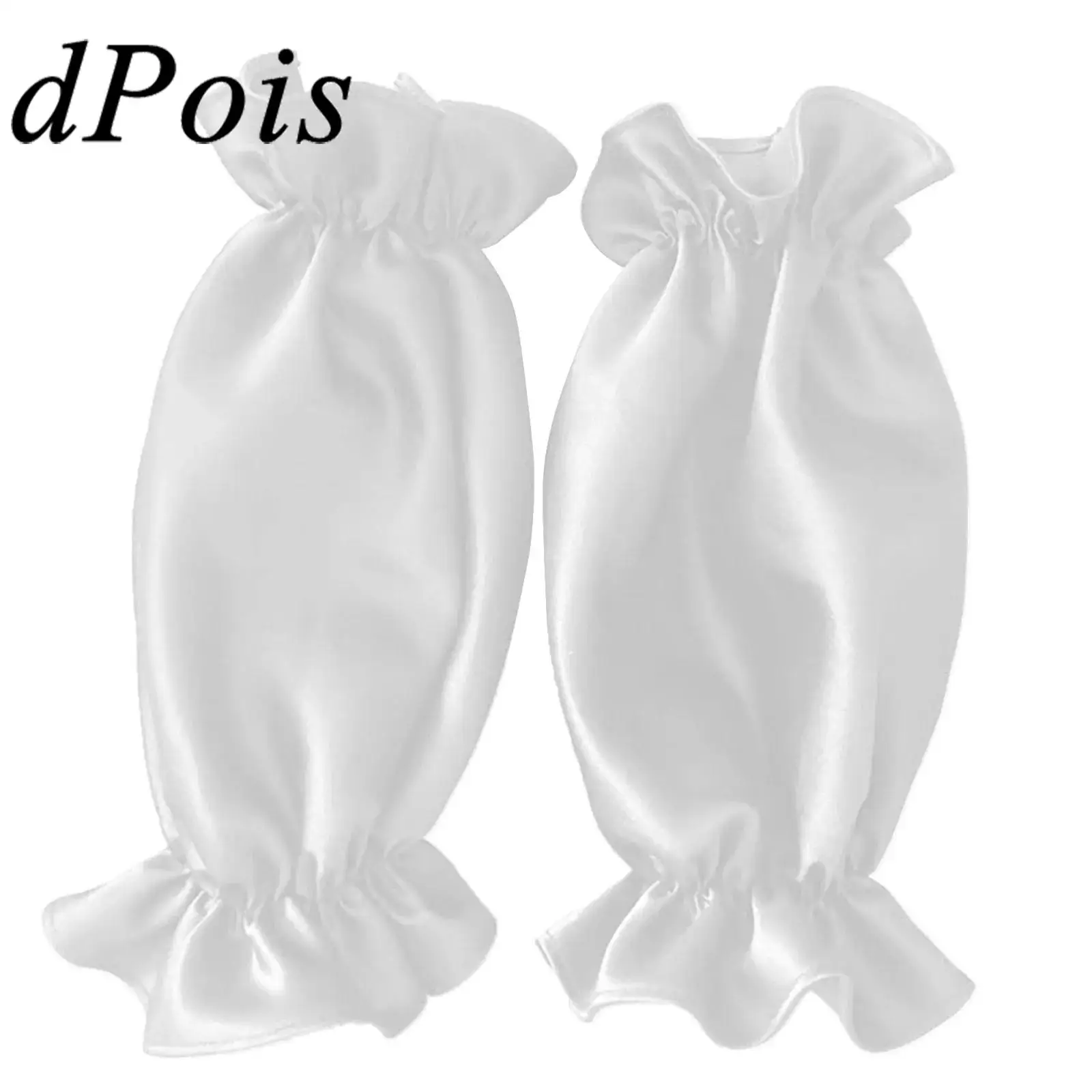 Fashion Women 1 Pair Satin Ruffle Puff Blossom Sleeves Women Arm Cover Gloves for Evening Wedding Party Dress Accessory
Fashion Women 1 Pair Satin Ruffle Puff Blossom Sleeves Women Arm Cover Gloves for Evening Wedding Party Dress Accessory