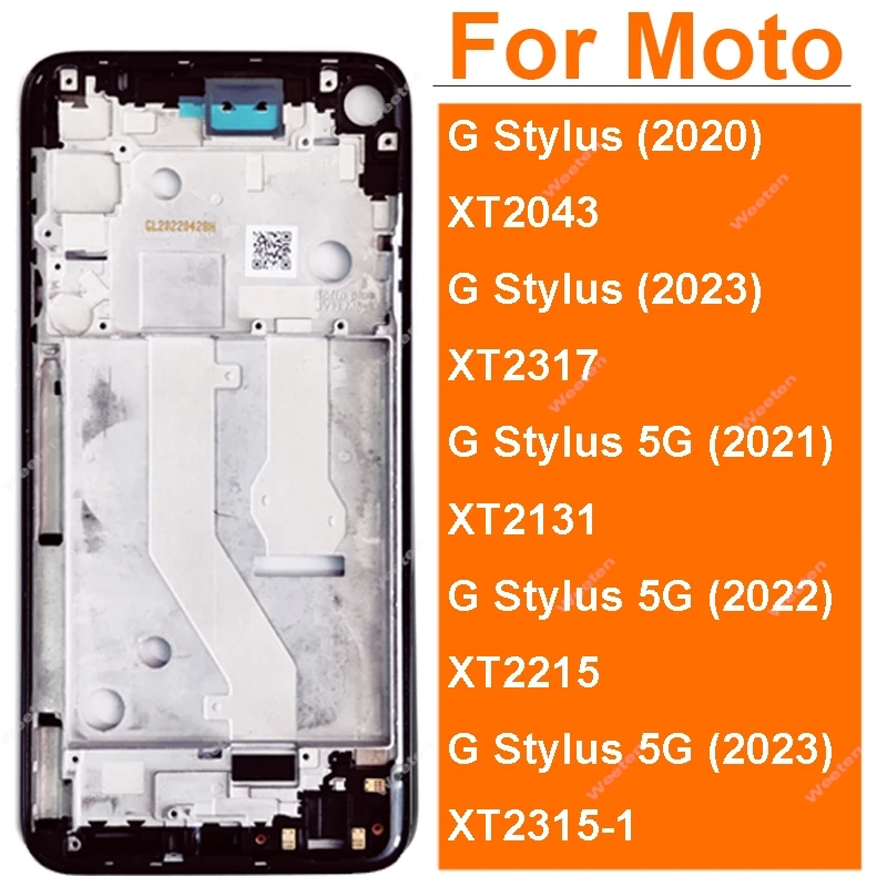 Front Screen Middle Frame Bezel For Motorola Moto G Stylus 5G 2020 2021 2022 2023 XT2043 XT2317 XT2131 XT2215 XT2315-1 Parts
Front Screen Middle Frame Bezel For Motorola Moto G Stylus 5G 2020 2021 2022 2023 XT2043 XT2317 XT2131 XT2215 XT2315-1 Parts