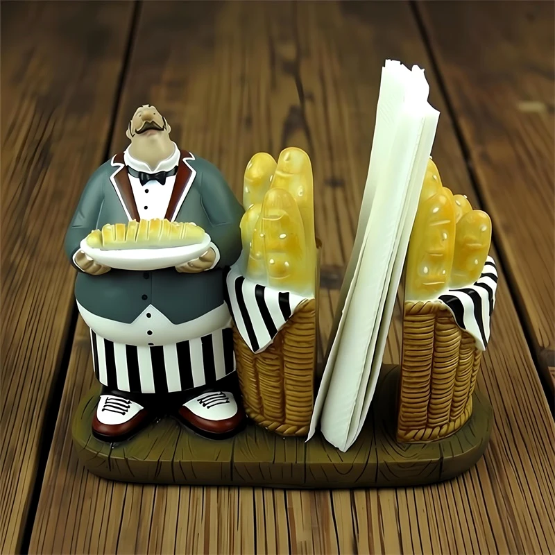 Handmade Waiter Figure Napkin Holder Resin Butler Tissue Stand Dining Table Necessity Homeware Ornament Restaurant Decor Cafe
Handmade Waiter Figure Napkin Holder Resin Butler Tissue Stand Dining Table Necessity Homeware Ornament Restaurant Decor Cafe