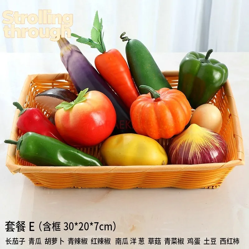 Набор имитационных овощей: искусственный перец чили, китайская капуста, огурцы, баклажаны, для фотосъемки, декор для витрин
Набор имитационных овощей: искусственный перец чили, китайская капуста, огурцы, баклажаны, для фотосъемки, декор для витрин