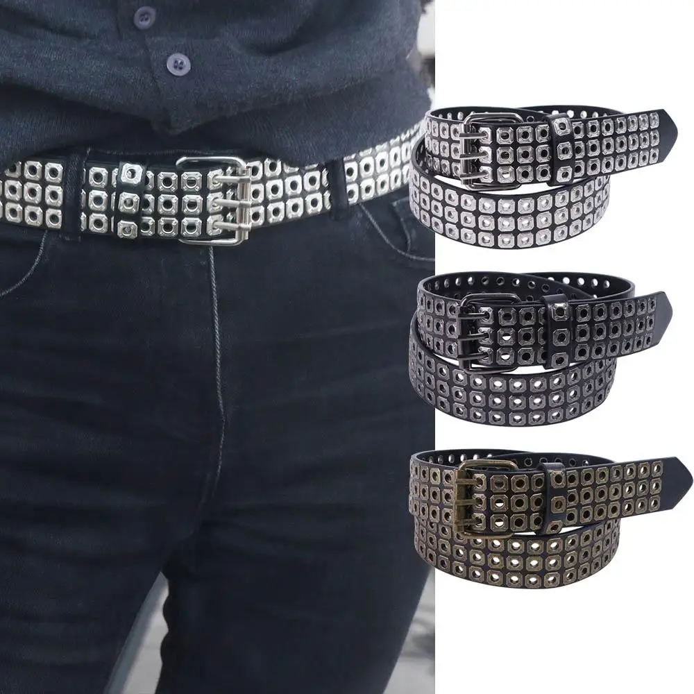 Alloy Pin Buckle Punk Style Rivet Belt Belt Accessories All-match Unisex Gothic Waist Strap Retro Punk Rock Jeans Belt
Alloy Pin Buckle Punk Style Rivet Belt Belt Accessories All-match Unisex Gothic Waist Strap Retro Punk Rock Jeans Belt