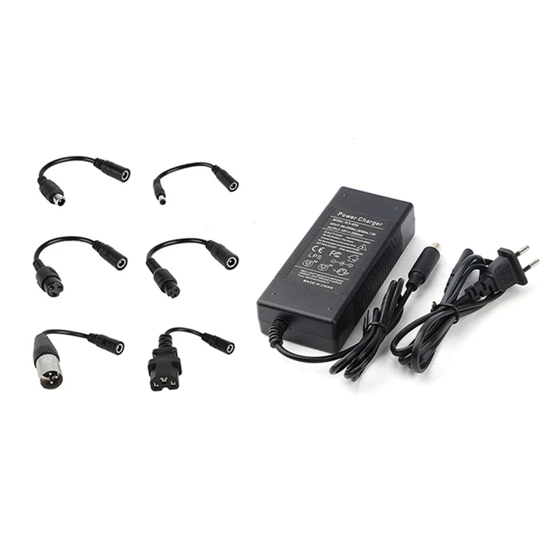 42V 1.5A Power Adapter For M365/PRO Li-Ion Battery Power Adapter With 6 Universal Plug Electric Scooter Charger EU PLUG
42V 1.5A Power Adapter For M365/PRO Li-Ion Battery Power Adapter With 6 Universal Plug Electric Scooter Charger EU PLUG