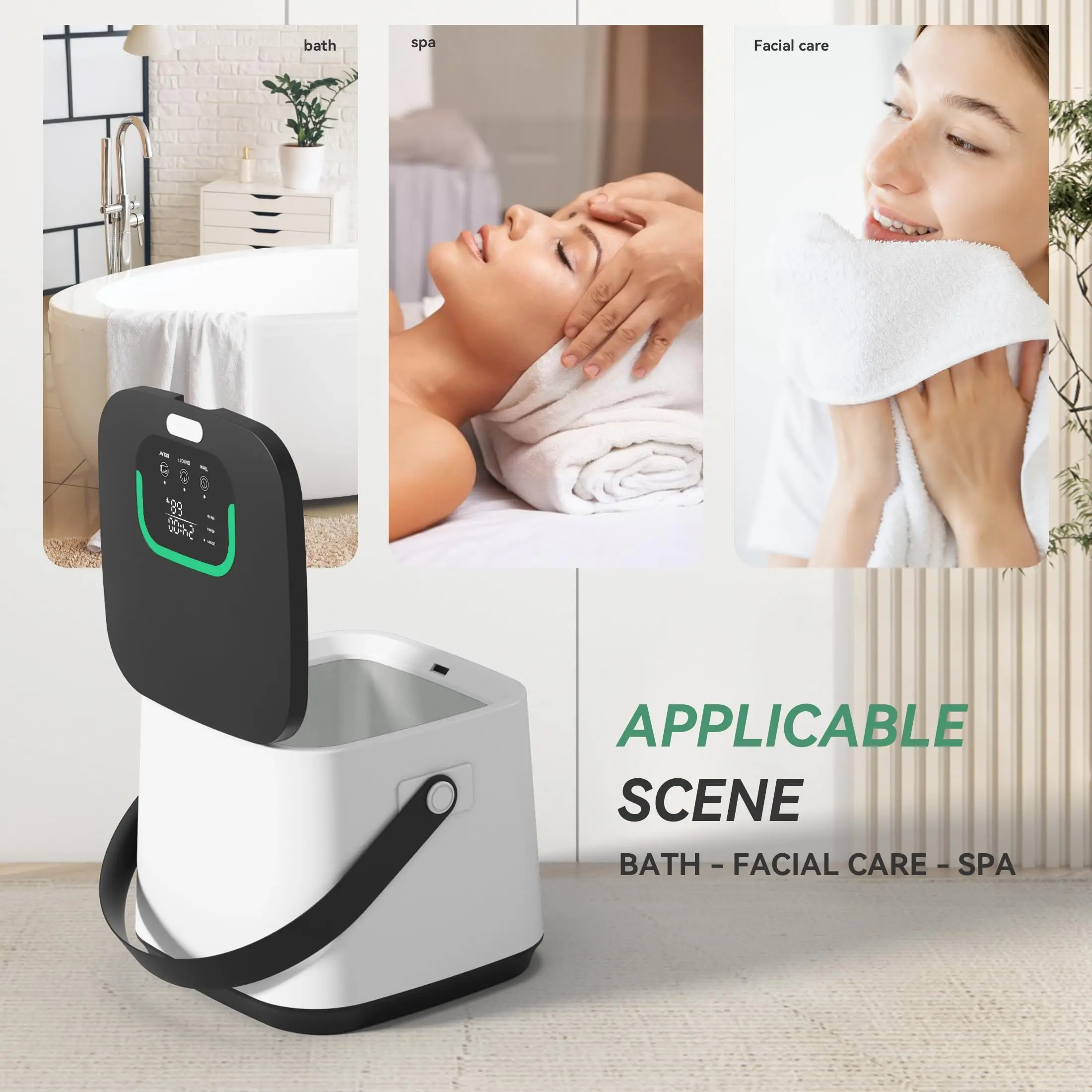 Fragrance Tray Towel Warmer Bucket Auto Shut-Off Hot Towel Bucket for Spa Gift Personal Care Skincare
Fragrance Tray Towel Warmer Bucket Auto Shut-Off Hot Towel Bucket for Spa Gift Personal Care Skincare