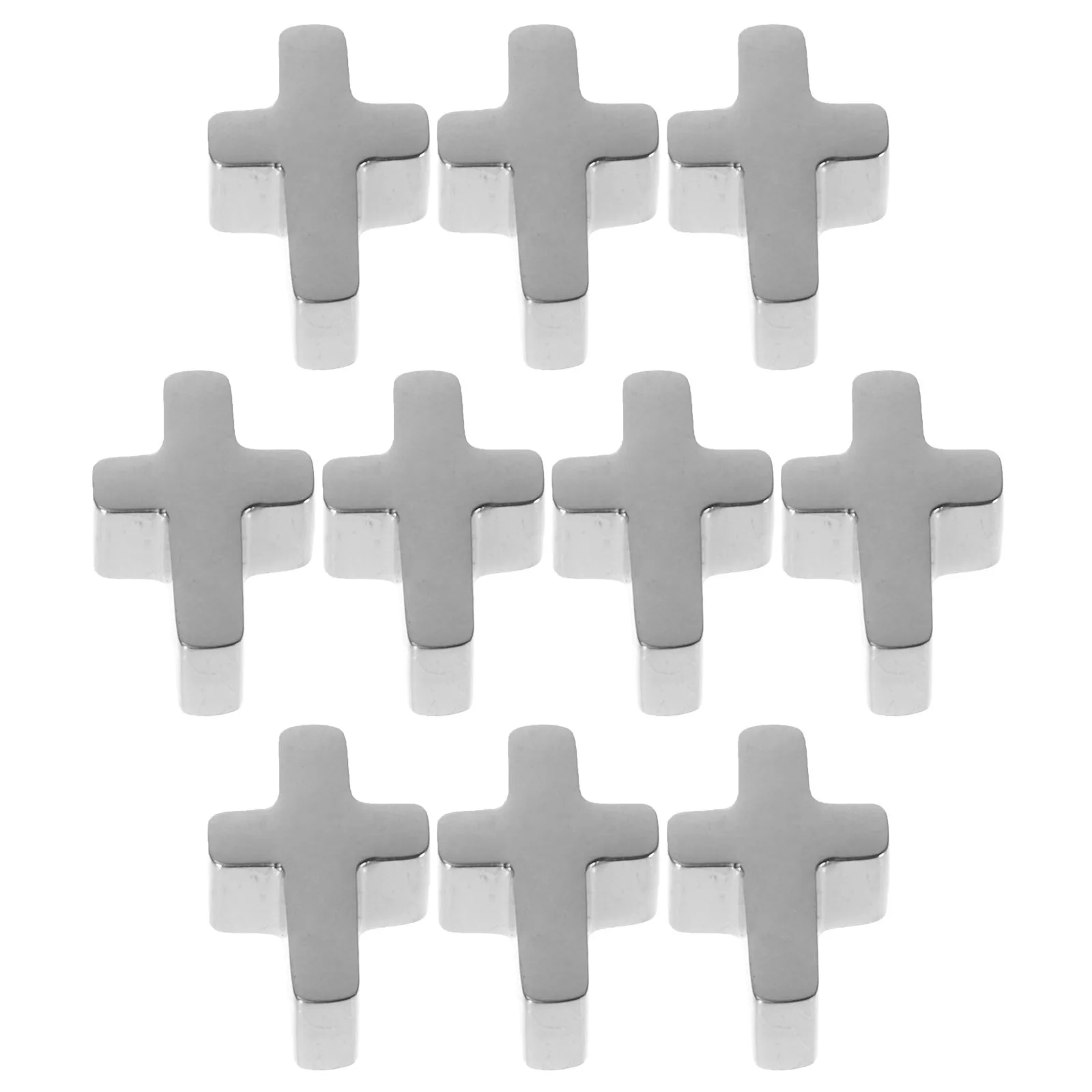 10 Pcs Stainless Steel Cross Pendant for DIY Projects Pendants Materials Necklace Jewelry Crosses Metal Supplies Accessories 
10 Pcs Stainless Steel Cross Pendant for DIY Projects Pendants Materials Necklace Jewelry Crosses Metal Supplies Accessories