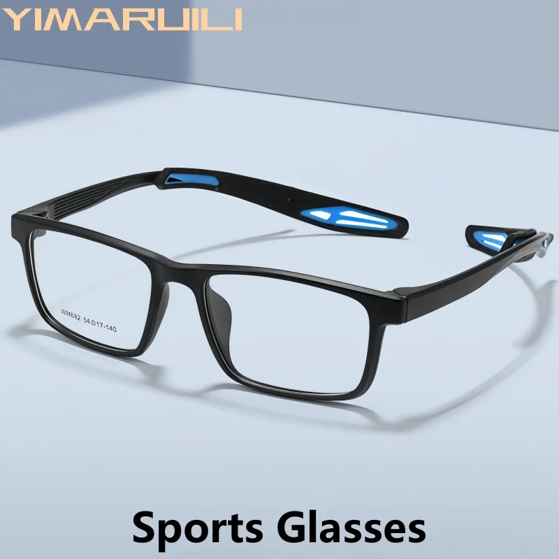 YIMARUILI Men and Women Sports Glasses TR90 Anti-fall Wraparound Cycling Basketball Square Optical Prescription Eyeglasses Frame
YIMARUILI Men and Women Sports Glasses TR90 Anti-fall Wraparound Cycling Basketball Square Optical Prescription Eyeglasses Frame