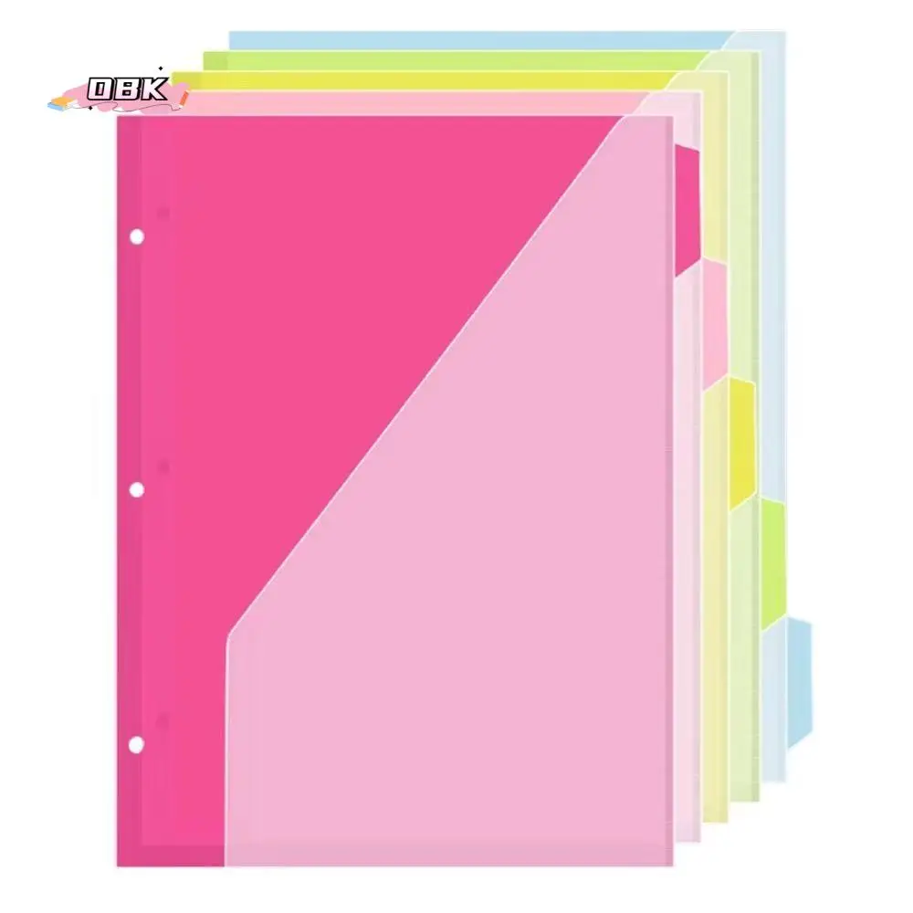5Pcs Document Organizer Index Page Folders with Pockets and Tabs Colored Labels File Folders Separator 3 Holes
5Pcs Document Organizer Index Page Folders with Pockets and Tabs Colored Labels File Folders Separator 3 Holes