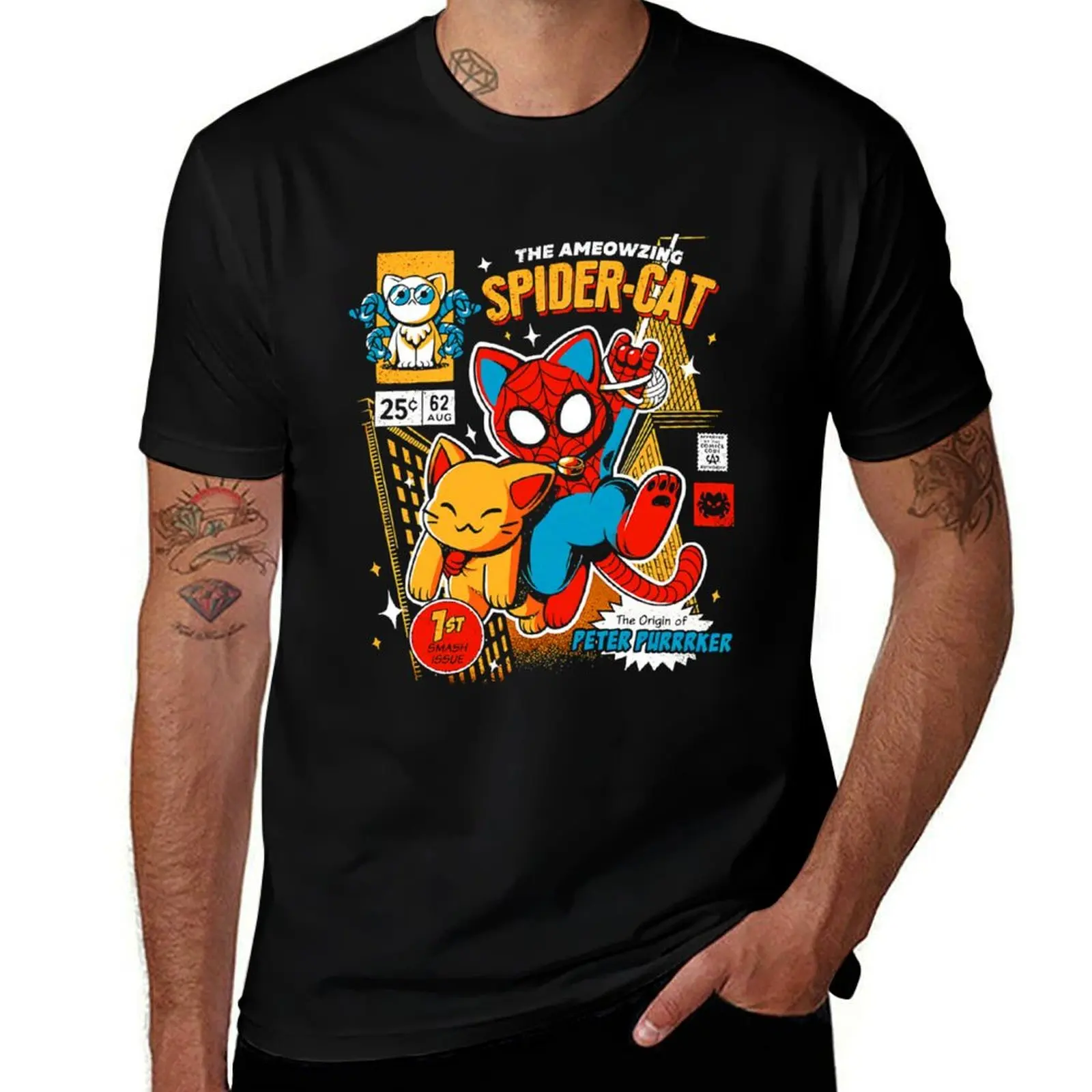 the ameozing spider cat t - spider cat hoodies - spider cat T-Shirt essential t shirt quick-drying men t shirts
the ameozing spider cat t - spider cat hoodies - spider cat T-Shirt essential t shirt quick-drying men t shirts
