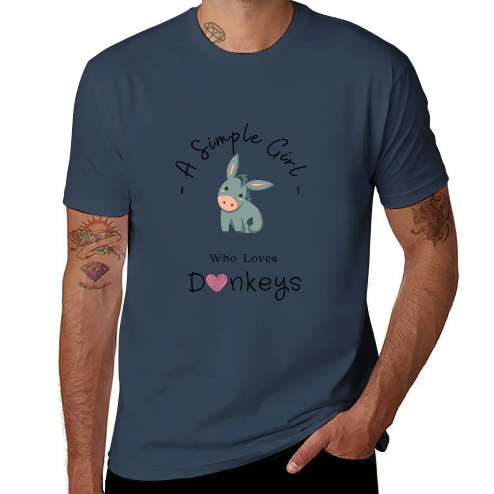 Simple Design for Donkey Lovers T-Shirt cotton t shirts high quality t shirt man plain T-Shirt
Simple Design for Donkey Lovers T-Shirt cotton t shirts high quality t shirt man plain T-Shirt