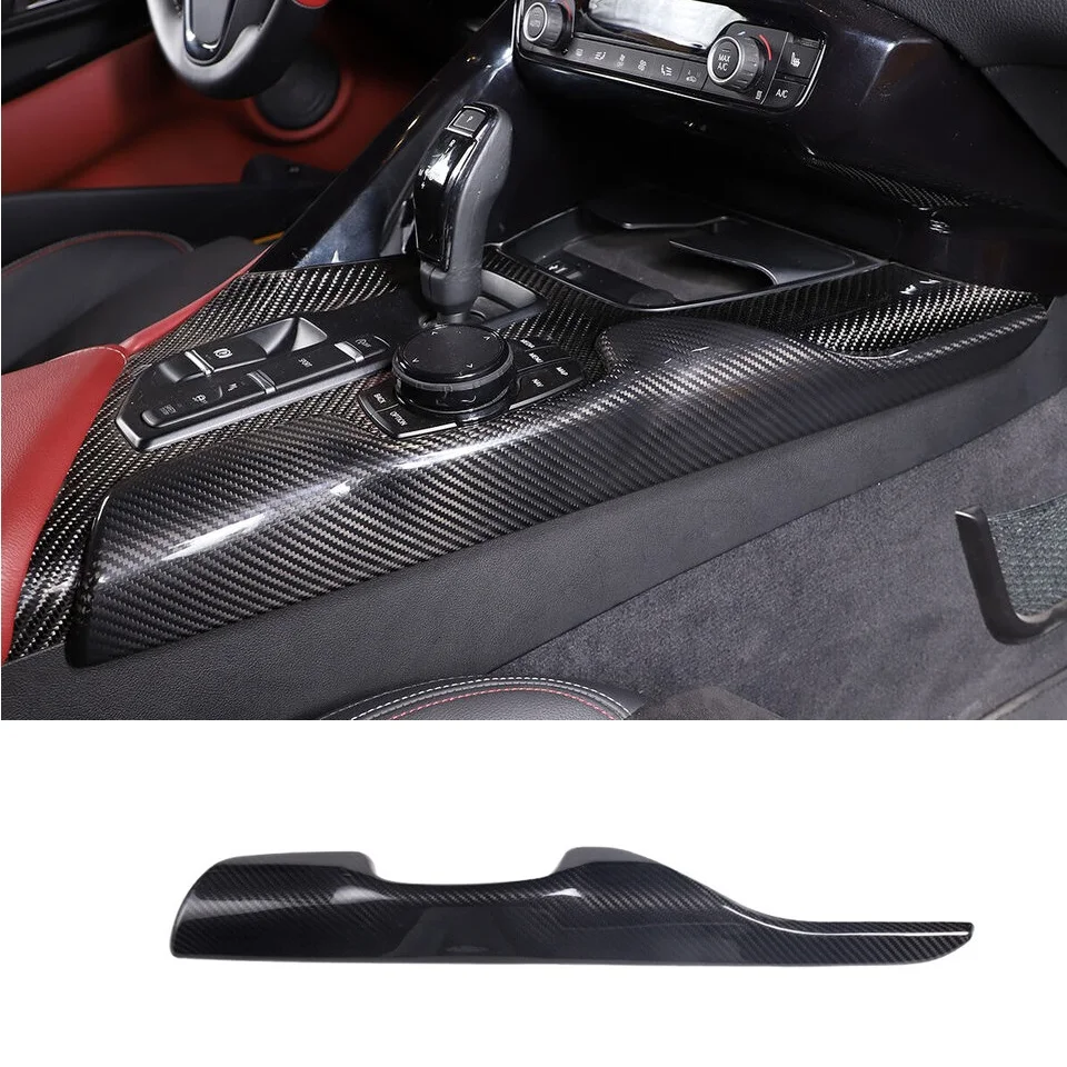 Real Dry Carbon Fiber Center Console Side Panel Trim Cover For GR Supra A90 2019-2022
Real Dry Carbon Fiber Center Console Side Panel Trim Cover For GR Supra A90 2019-2022