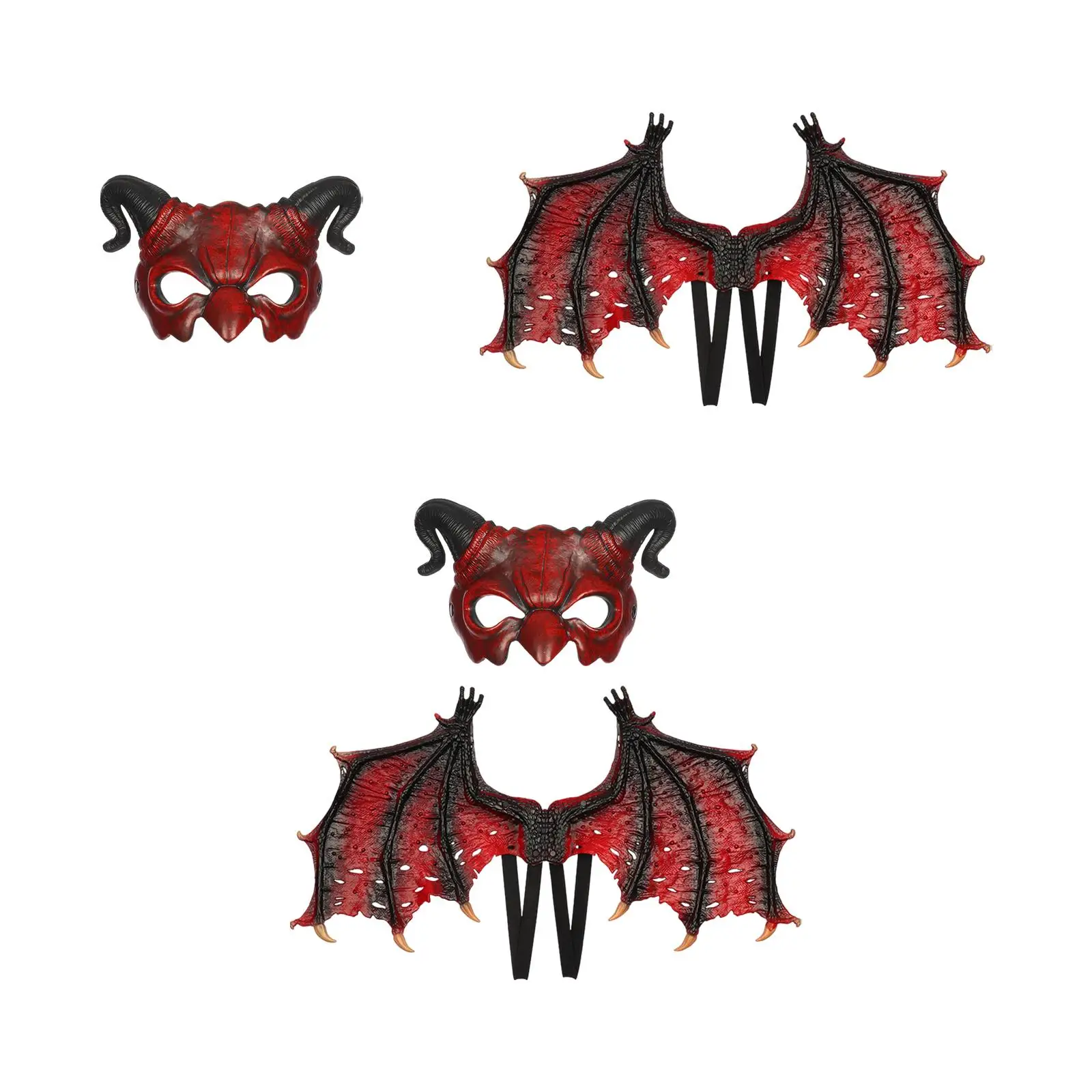 Devil Costume Cosplay Decor Women Men Novelty Lightweight Dress up Props for Stage Shows Roles Play Party Festivals Carnivals
Devil Costume Cosplay Decor Women Men Novelty Lightweight Dress up Props for Stage Shows Roles Play Party Festivals Carnivals