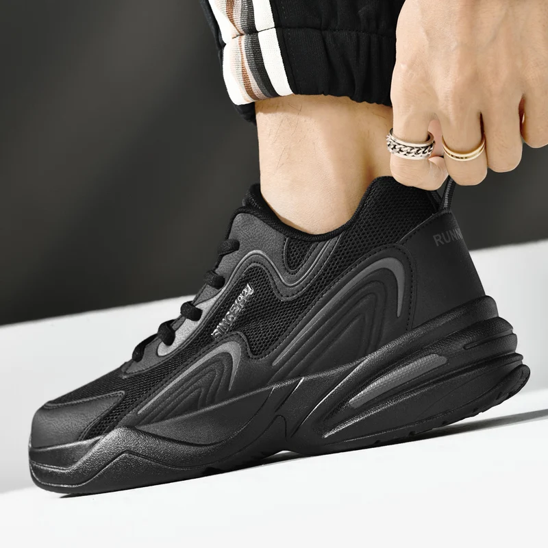 Men Sports Running Shoes Outdoor Walking Soft Casual Sneakers Fashion Designer Leather Sneaker Waterproof Men's Tennis Masculina
Men Sports Running Shoes Outdoor Walking Soft Casual Sneakers Fashion Designer Leather Sneaker Waterproof Men's Tennis Masculina