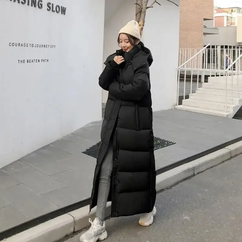 Winter New Down Cotton Coat Women Long Warm Korean Version Loose Fashion Windproof Hooded Cotton Coat Women Coat Parkas
Winter New Down Cotton Coat Women Long Warm Korean Version Loose Fashion Windproof Hooded Cotton Coat Women Coat Parkas