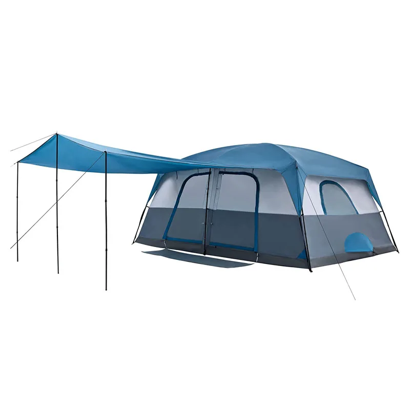 Two Rooms and One 8 People Outdoor Hall High Quality Outdoor Big Cabin Family Camping Tent
Two Rooms and One 8 People Outdoor Hall High Quality Outdoor Big Cabin Family Camping Tent