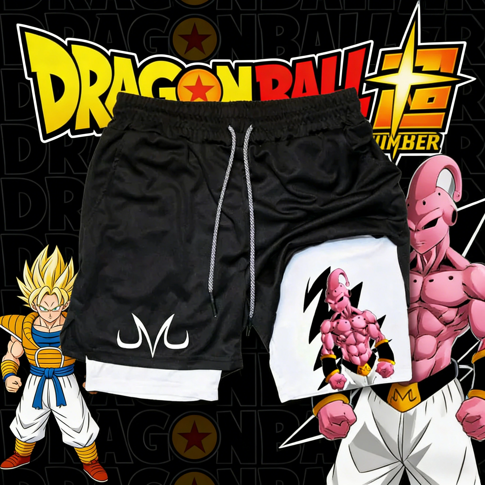 Мужские фитнес-шорты с принтом Dragon Ball Majin Buu, летняя коллекция 2026, ретро-стиль, оверсайз, двухслойные, для тренировок в зале, Y2K
Мужские фитнес-шорты с принтом Dragon Ball Majin Buu, летняя коллекция 2026, ретро-стиль, оверсайз, двухслойные, для тренировок в зале, Y2K