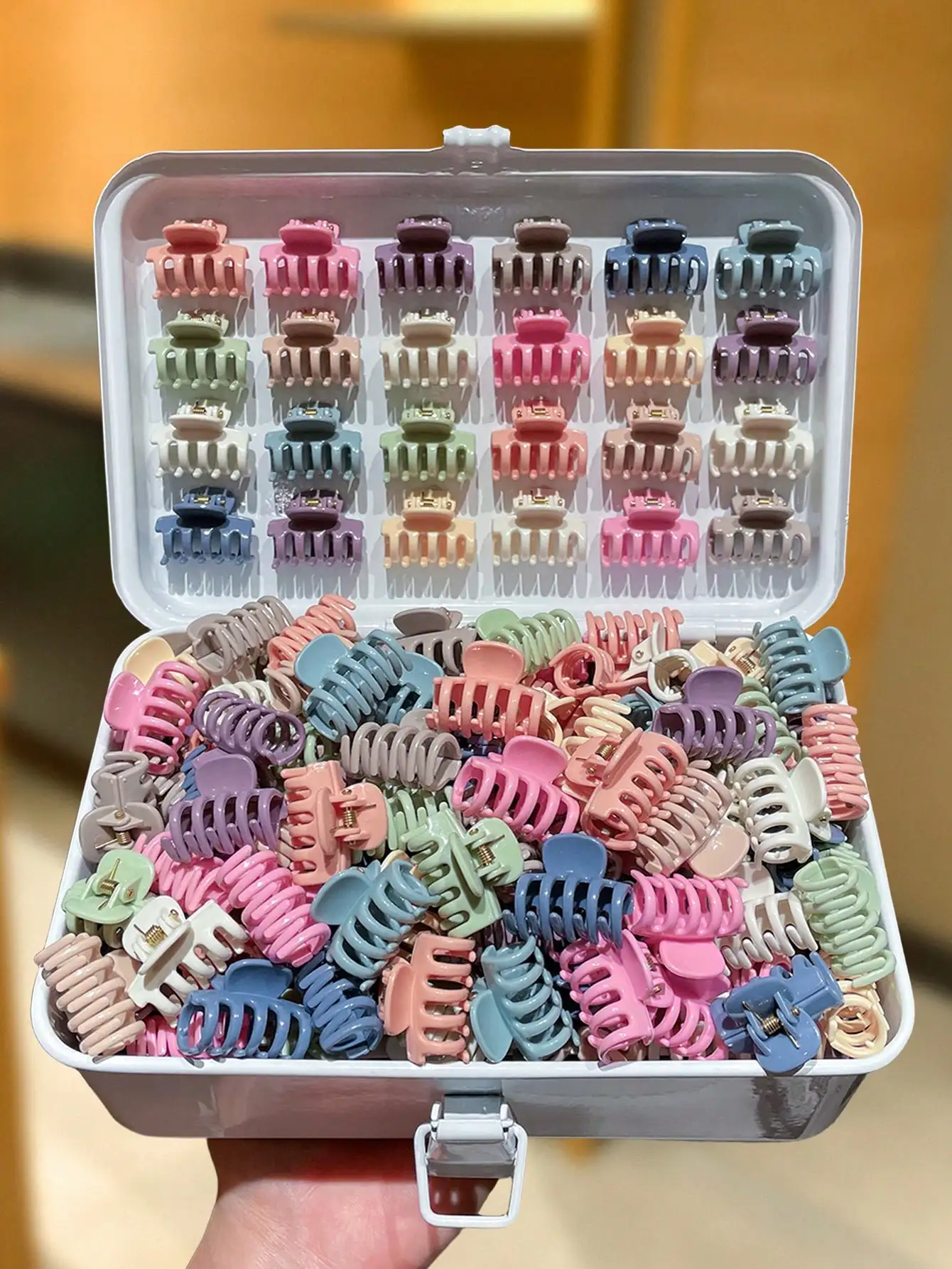 100/80/60/40/20pcs Women's Multi-Color Bone-Shaped Hair Clips, Small Size Hair Clips, Sweet & Cute Style, Women Hair Accessories. Suitable For Daily Casual, Shopping, Dating, Campus Wear. Summer Hair Claws Beach Claw Clips Vacay Hair Clutch
100/80/60/40/20pcs Women's Multi-Color Bone-Shaped Hair Clips, Small Size Hair Clips, Sweet & Cute Style, Women Hair Accessories. Suitable For Daily Casual, Shopping, Dating, Campus Wear. Summer Hair Claws Beach Claw Clips Vacay Hair Clutch