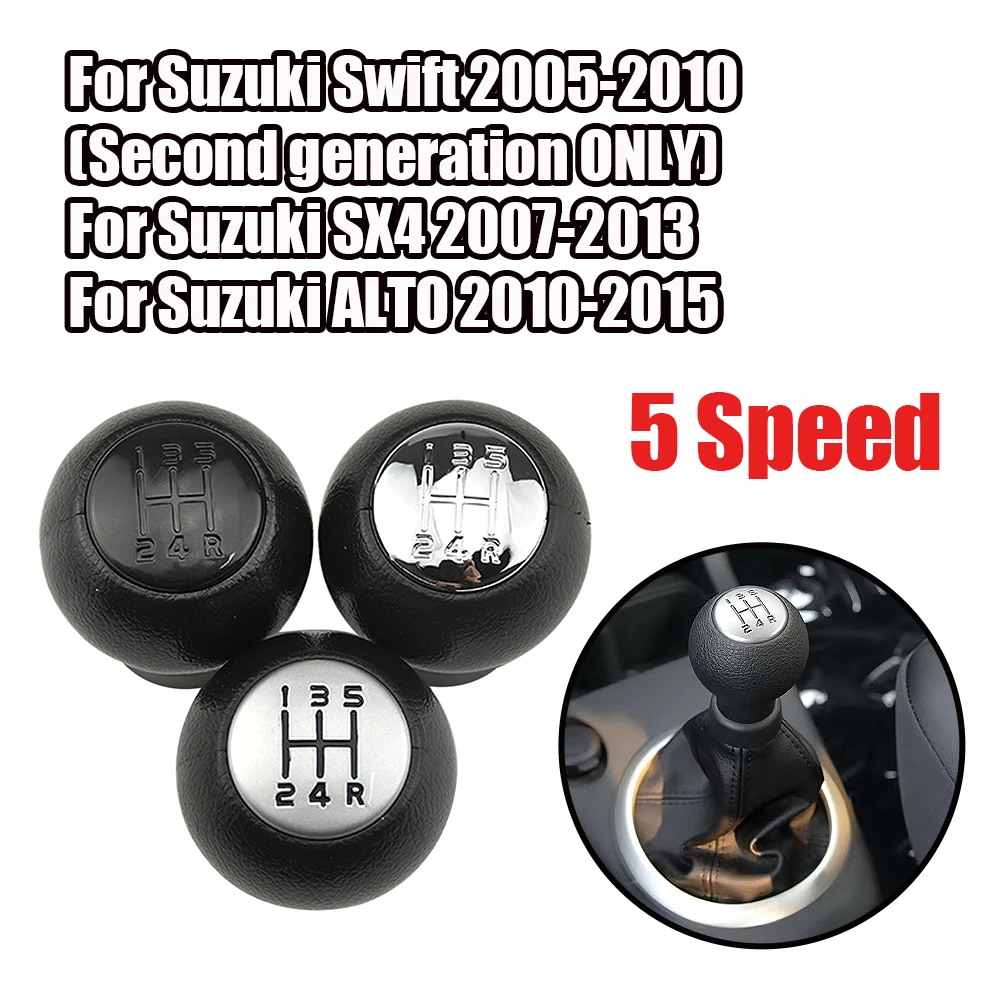 5 Speed Gear Shift Knob For Suzuki ALTO 2010-2015 For Suzuki SX4 2007-2013 For Suzuki Swift 2005-2010 Car Accessories
5 Speed Gear Shift Knob For Suzuki ALTO 2010-2015 For Suzuki SX4 2007-2013 For Suzuki Swift 2005-2010 Car Accessories